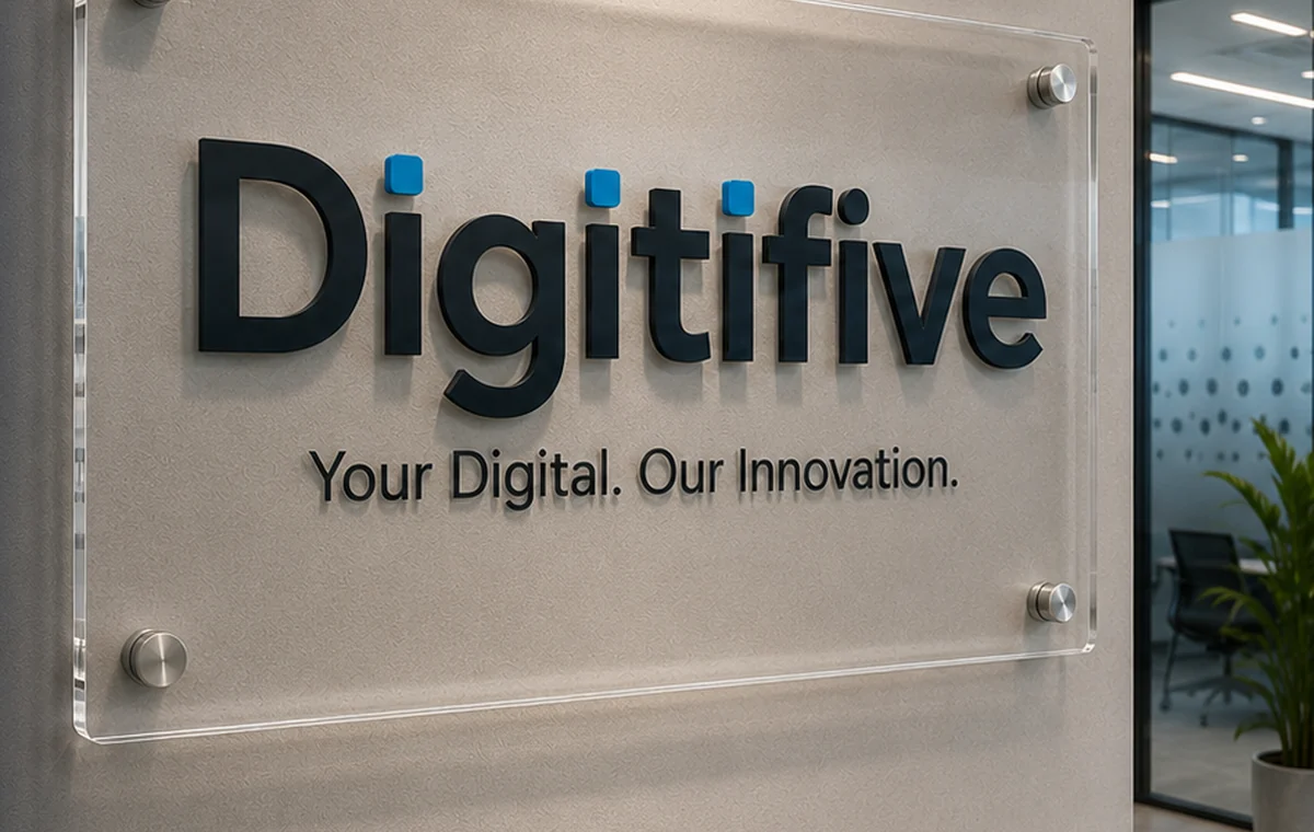 Acrylic and 3D office signage in Dubai