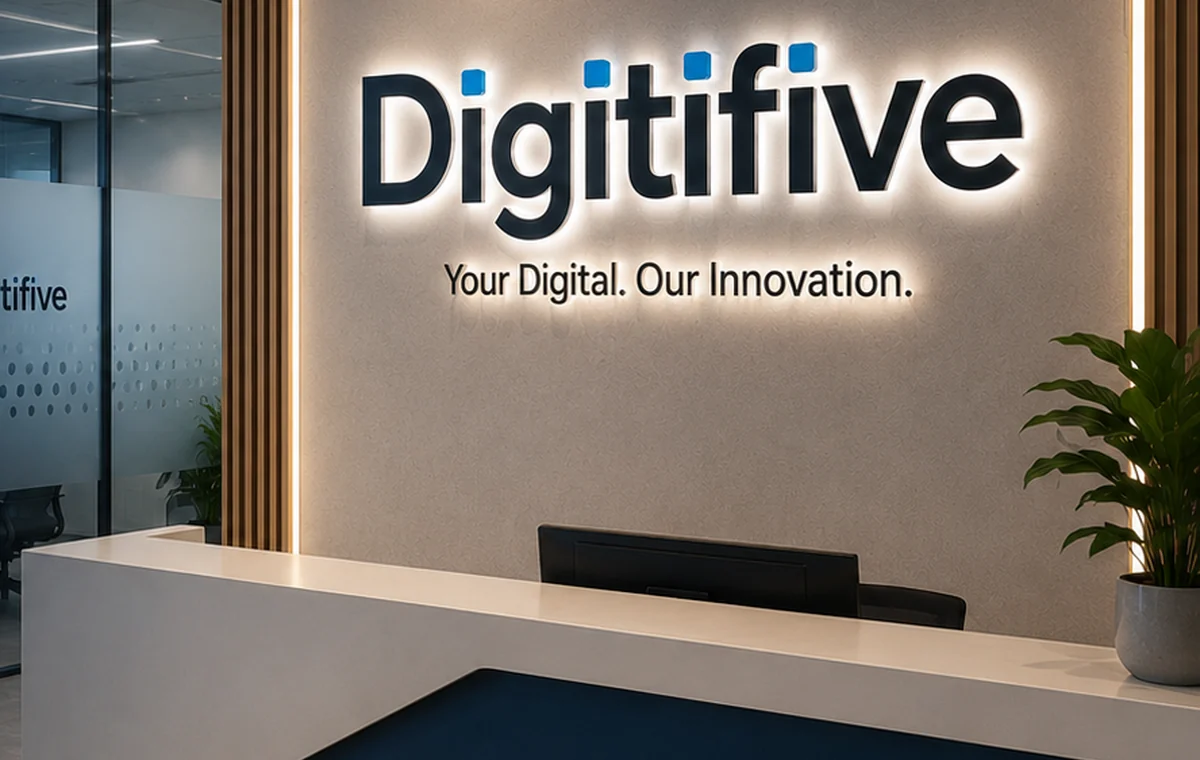 LED logo signage for office reception areas in Dubai